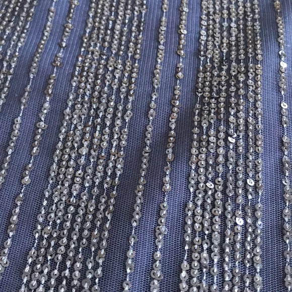 CeCe Bohemian Luxe navy blue sequin mini skirt - Picture 10 of 11